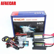 AFAECAR 55 Вт H7 ксенона h1 h3 h11 h8 h9 hid фар hb4 hb3 туман light 4300 К 6000 К 8000 К