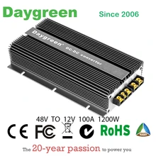3 Years Warranty Newest 48V TO 12V 100A 1200W DC DC Step Down Converter High Quality Reducer With ACC CE RoHS