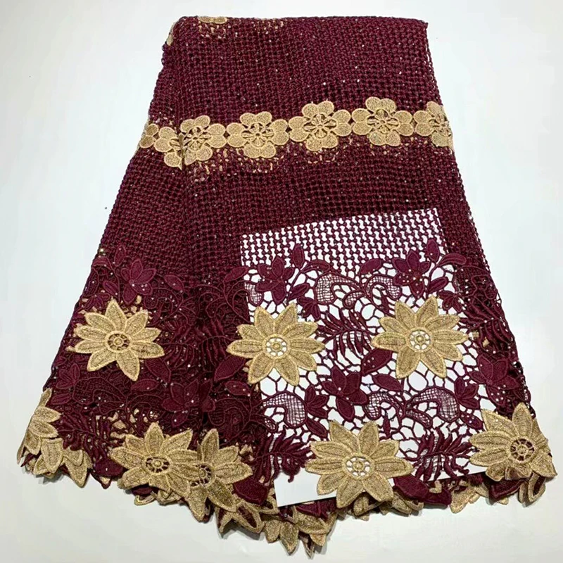 

African Lace Fabric High Quality 3d Lace Embroidery French Tulle Lace Fabric Wedding For Nigerican Lace Fabric 5yards