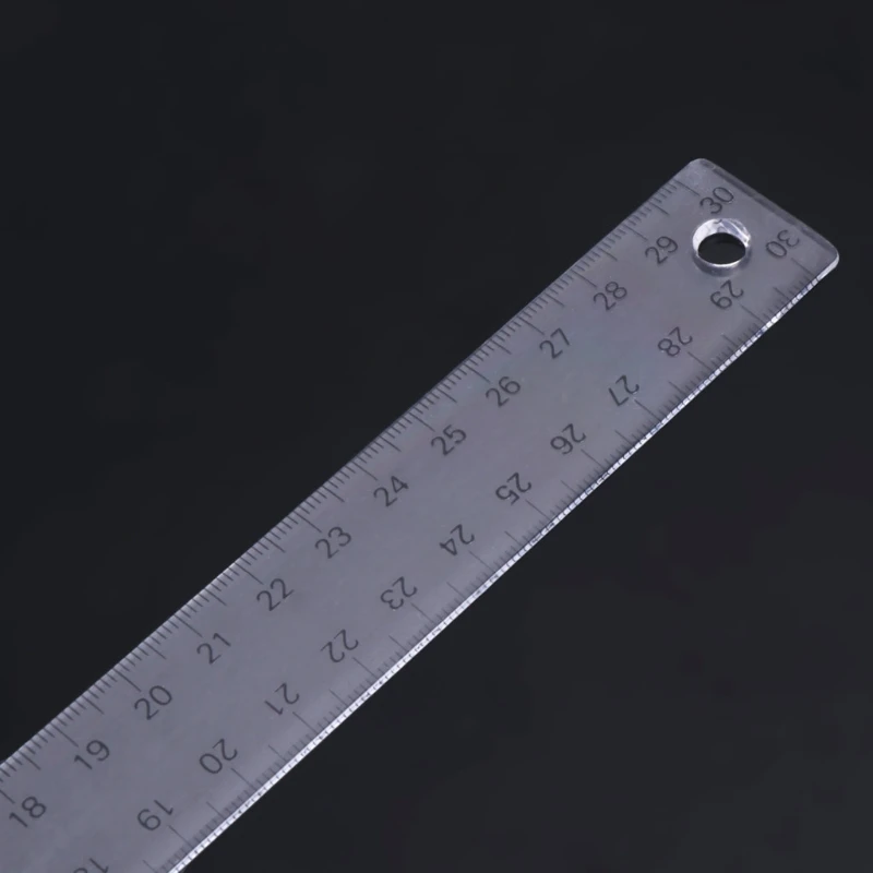 30 см 12 ''пластиковая Метрическая Т-образная двухсторонняя линейка измерительный инструмент