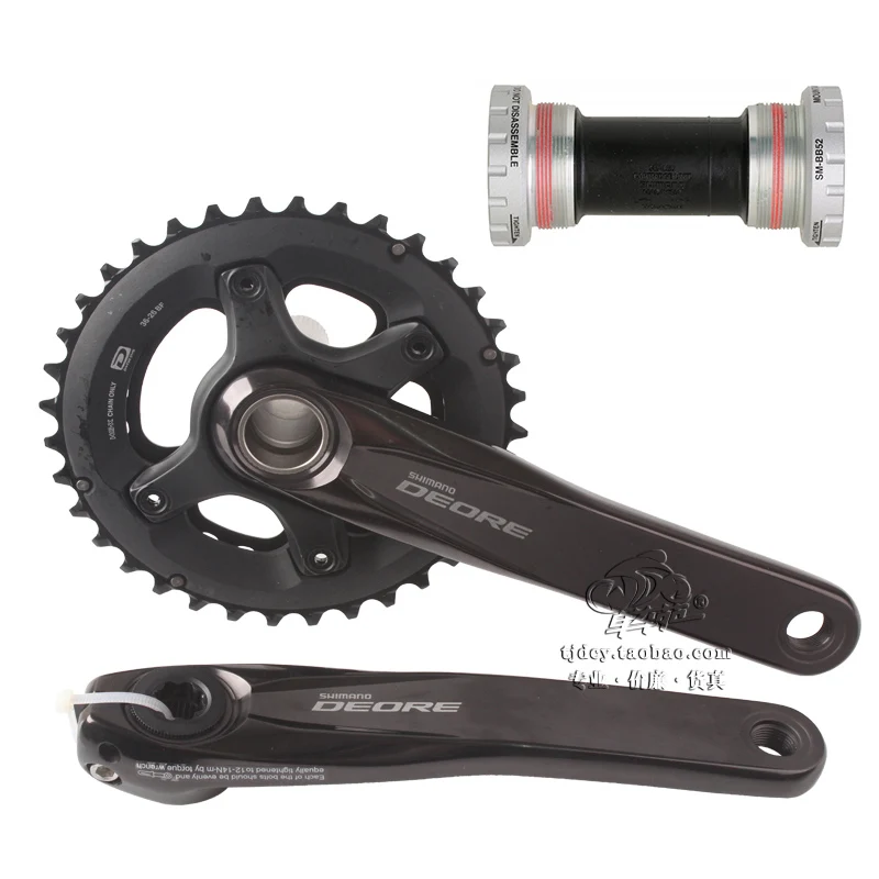 Новинка 2017 года! Велосипед Shimano DEORE M6000 2x10 скоростей MTB 38x28T 170 мм центральный