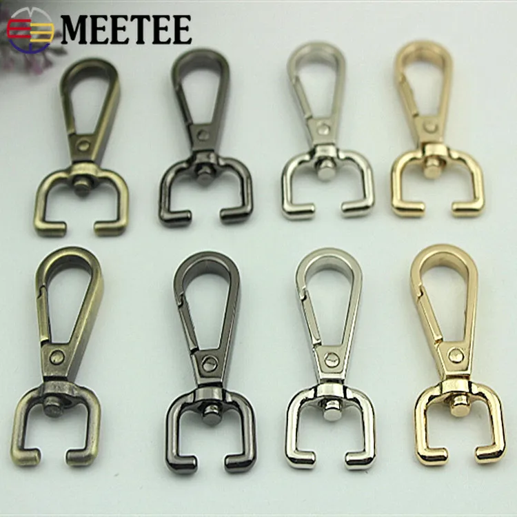 

5Pcs 13/17mm Handbag Strap Metal Buckles Backpack Webbing Trigger Snap Hooks Belt Metal Swivel Clasp Lobster DIY Accessories