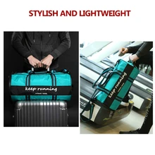 Для мужчин Для женщин большая поклажа сумка модная дорожная сумка поездка с ночевкой сумка Портативный ручной клади спортивная вещевой сумки с чехлом для обуви