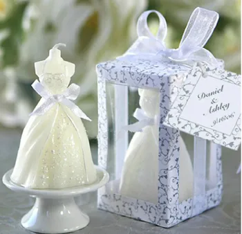 

10pcs/lot Wedding candles party home decoration scented wedding favor candle lily rose flower figure prince princess candle