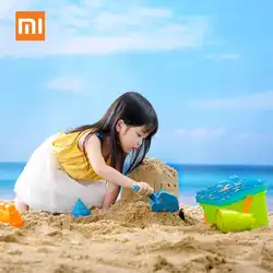 Xiaomi Play песочные инструменты Пластиковые колючая коробка для пляжного замка грузовик игрушки Дети Лето Приморский красочный ковш лопата