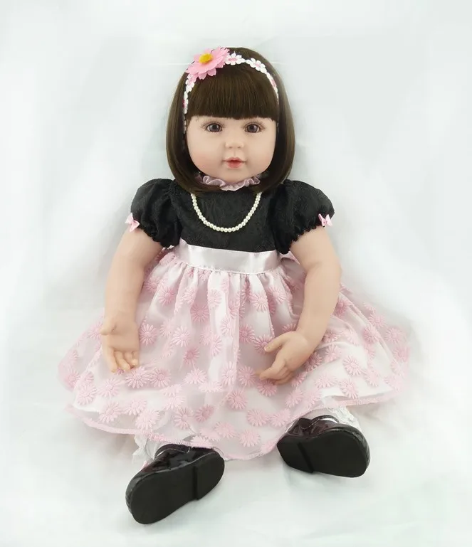 

22" Reborn dolls baby-reborn girl soft body silicone dolls best children sleeping boy gift toys brinquedos bonecas