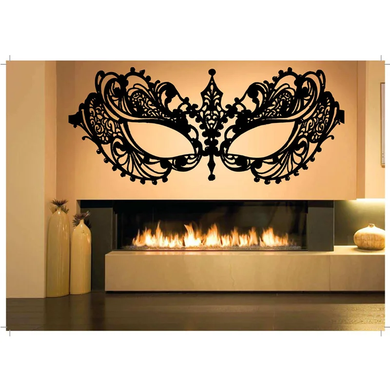 Wall Room Decor Vinyl Sticker Mural Decal Mask Carnival Large