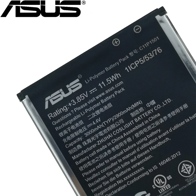 ASUS аккумулятор 3000 мАч C11P1501 для Asus Zenfone 2 Laser Zenfone2 Laser ZE601KL Selfie ZE550KL ZE600KL ZD551KL