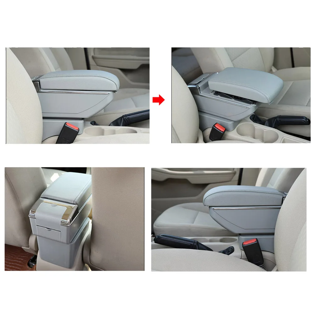 Автомобильный подлокотник для Honda Fit Jazz 2008 2013 центральная консоль контейнер