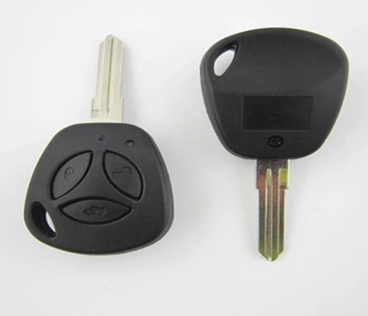 Сменный Чехол для автомобильного ключа с 3 кнопками Lada Uncut Blank Remote Key Cover Fob priora