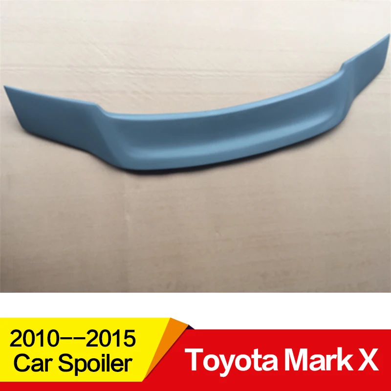 Используется для Toyota Mark X spoiler 2010 11 12 13 14 15 16 17 лет Глянцевая углеродное волокно заднее крыло R стиль аксессуары