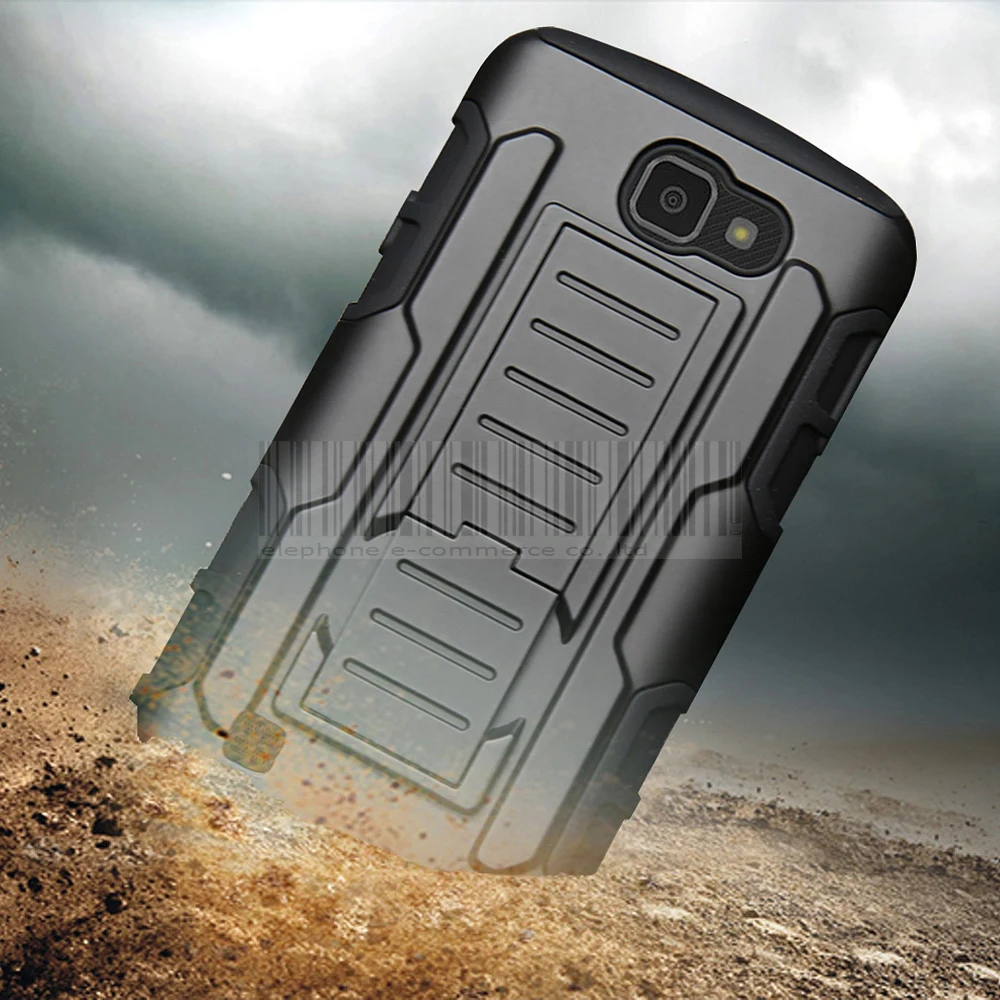 Кобурой + зажимом для ремня и бронированный чехол Heavy Duty гибридный прочный Анти