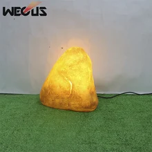Frp Lawn  stone Lamps Waterproof   Creative Decorative Modern Stone Style Yard Path Garden Outdoor Landscaped