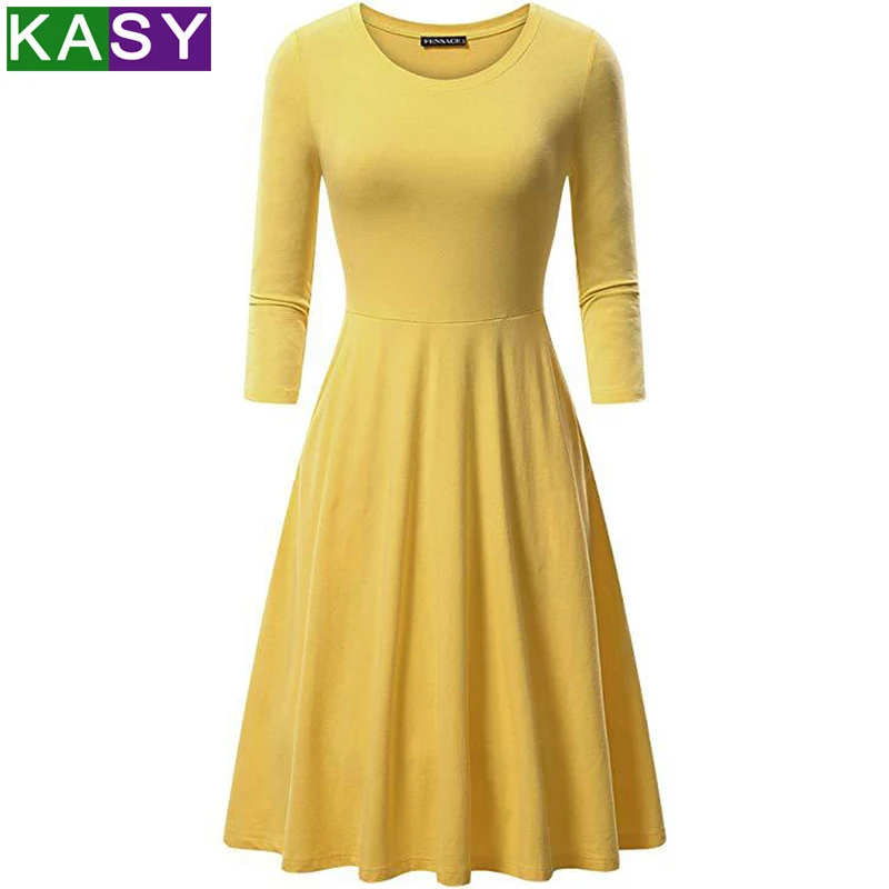 Женское весеннее платье черное красное синее Элегантное повседневное