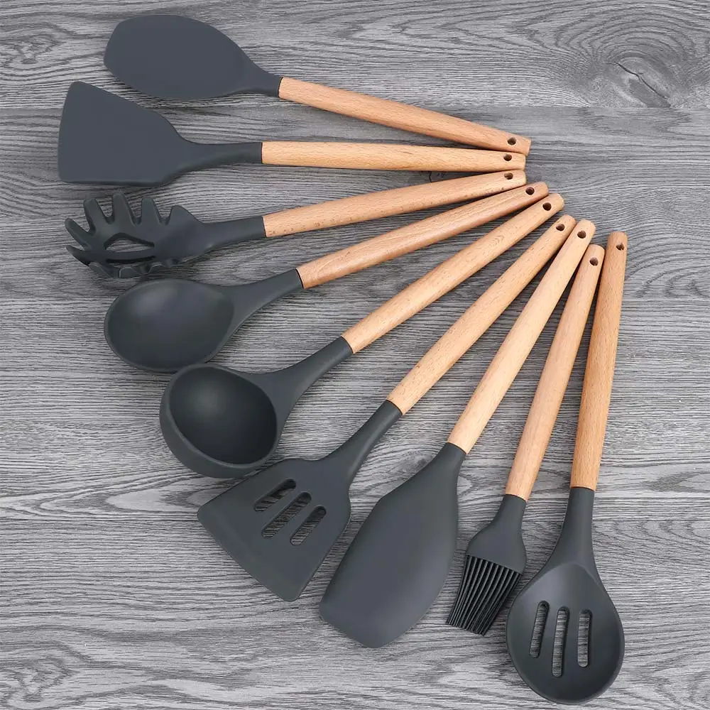 Kitchen Accessories Non-stick Silicone Cooking Gadgets Spatula Spoon Colander Shovel Kitchen Utensils DIY Cooking Tools Kitchen Accessories Non-stick Silicone Cooking Gadgets Spatula Spoon Colander Shovel Kitchen Utensils DIY Cooking Tools