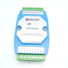 0-20MA/4-20MA аналоговый модуль ввода 6AI/4DI/4DO RS485 MODBUS связи