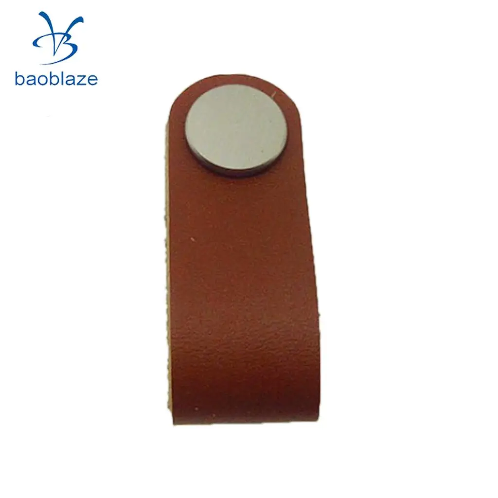 10x Cabinet Handles Handmade Leather Dresser Drawer Knobs Pulls Door Handle Kitchen Pulls Knob