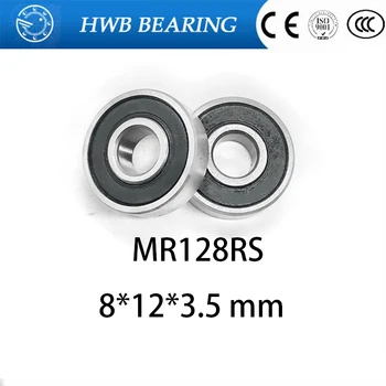 

Free Shipping High quality 10PCS MR128-2RS ABEC-5 8*12*3.5 mm Miniature Ball Bearings MR128RS L1280