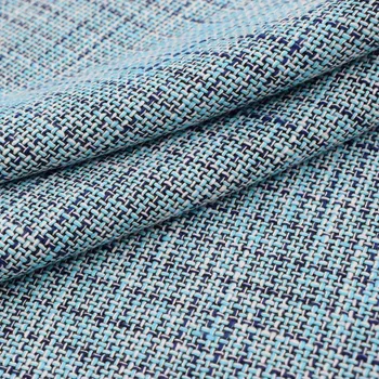 

Past lover Haute couture weaving 100% linen tweed fabric for dress coat bazin riche getzner telas por metro tissus au metre tela