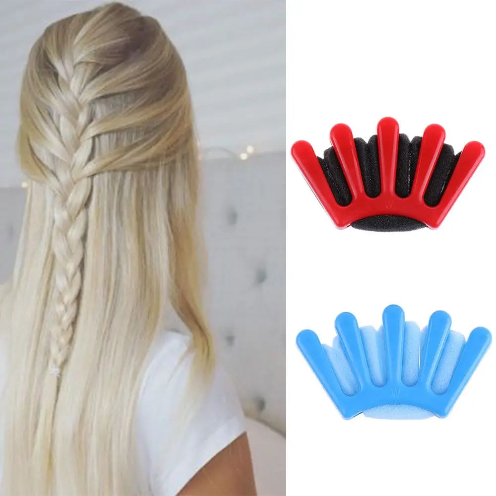 Women's Girls Diy Sponge Hair Braider Braid Braid Braid Tool Hair