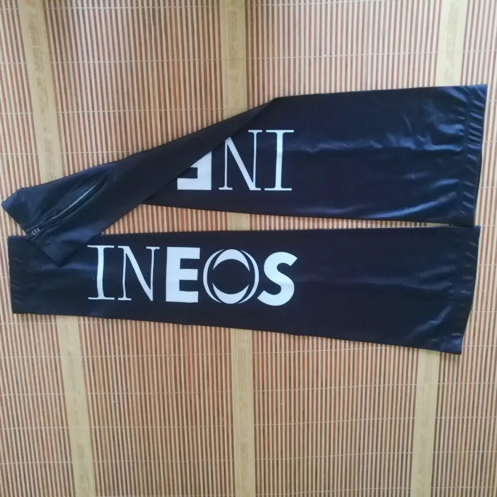 2019 جديد برو فريق ineos الدراجات legwarmers تنفس الصيف واقية من الشمس حامي صفعة في الهواء الطلق الرياضية الساق حماية دورة طماق