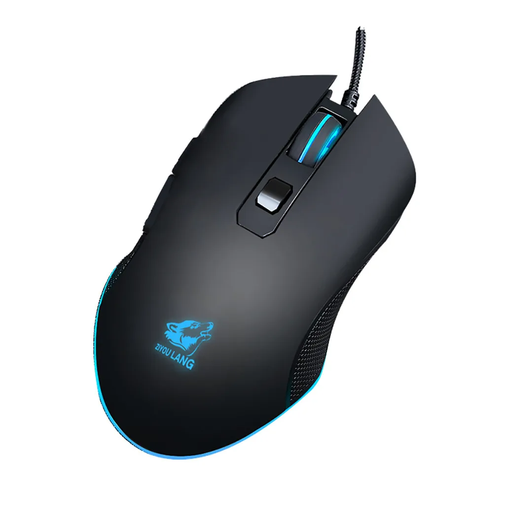 

VOBERRY V1 USB 3200 DPI Optical Cable Color Backlight LED Ergonomic Notebook Computer Game Business Mouse
