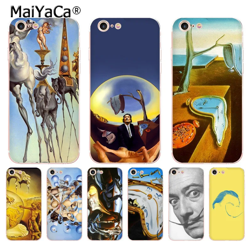 MaiYaCa Salvador Dali Новое поступление Ультратонкий чехол для телефона iPhone 8 7 6 6S Plus X 10 5S SE