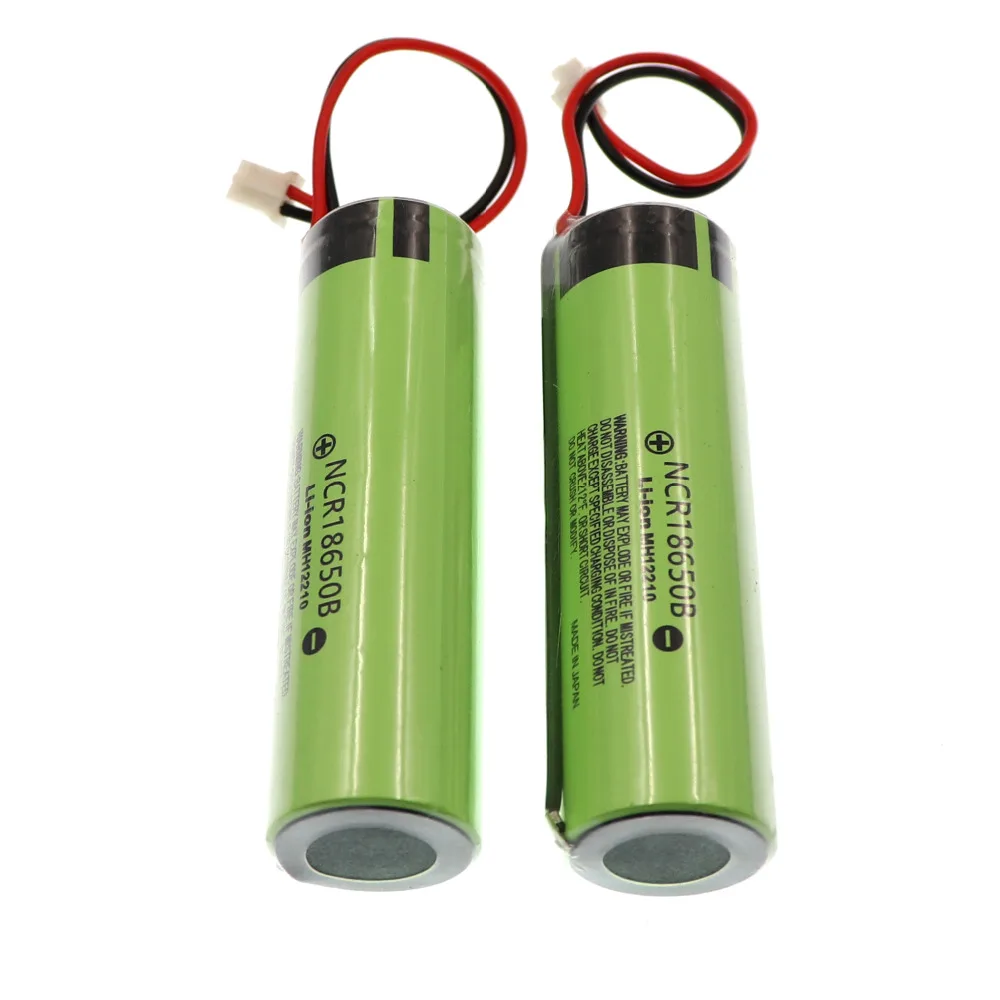 2018/100 Новый NCR 18650B 3 7 V 3400mAh плеер батарея Bluetooth динамик 2P свинец японский