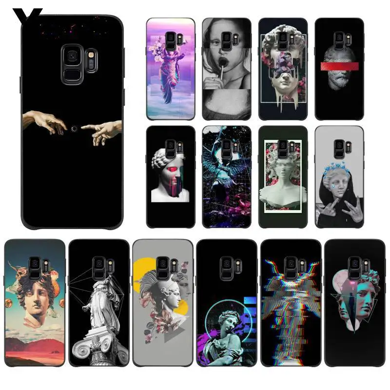 

Yinuoda Vintage Plaster Statue David Art Print Newly Arrived Black Phone Case for Samsung Galaxy S7 S6 edge plus S5 S9 S8 plus