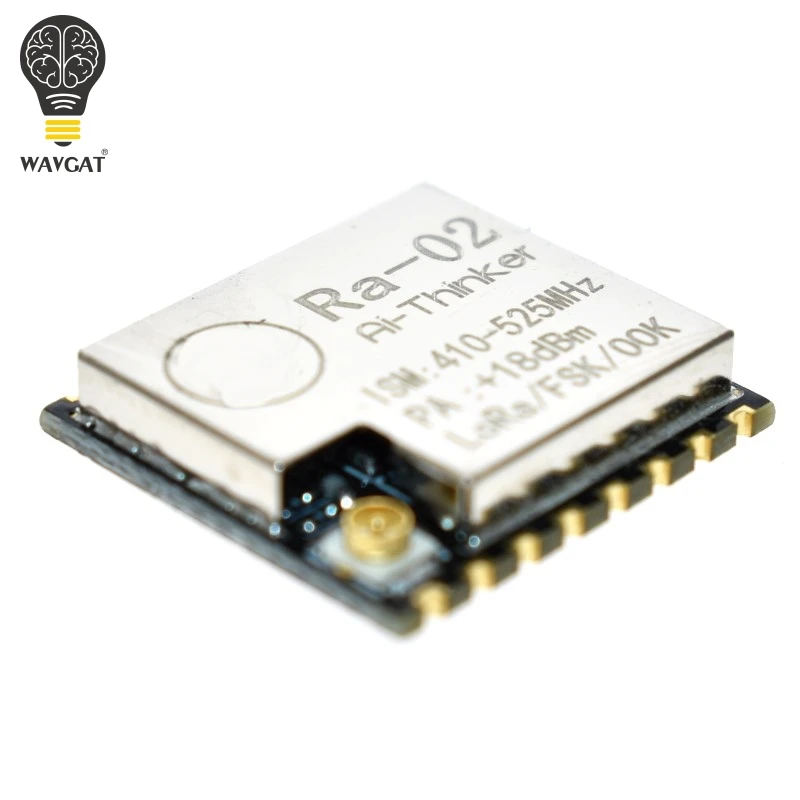 WAVGAT Ra-02 LoRa SX1278 433 м 10 км беспроводной модуль передачи спектра IPEX Разъем DIY комплект для SPI GPIO интерфейс