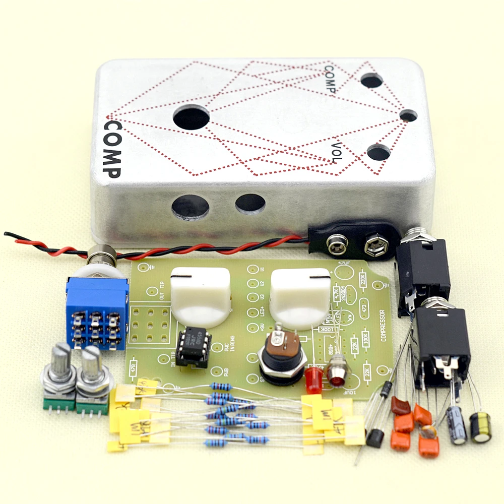 Комплект гитарных эффектов компрессор stomp box Pedal kit алюминиевый корпус|pedal kit|true