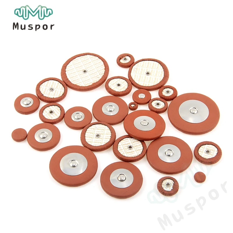 1 Set / 25pcs Alto Saxophone Sax Pads Kit Repair Replacement Synthetic