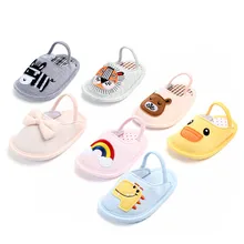 

Cute Cartoon Animal Indoor Soft Sole House Casual Garden Home Flats Children Slipper Toddler Baby Slippers Kids Shoes for Boys