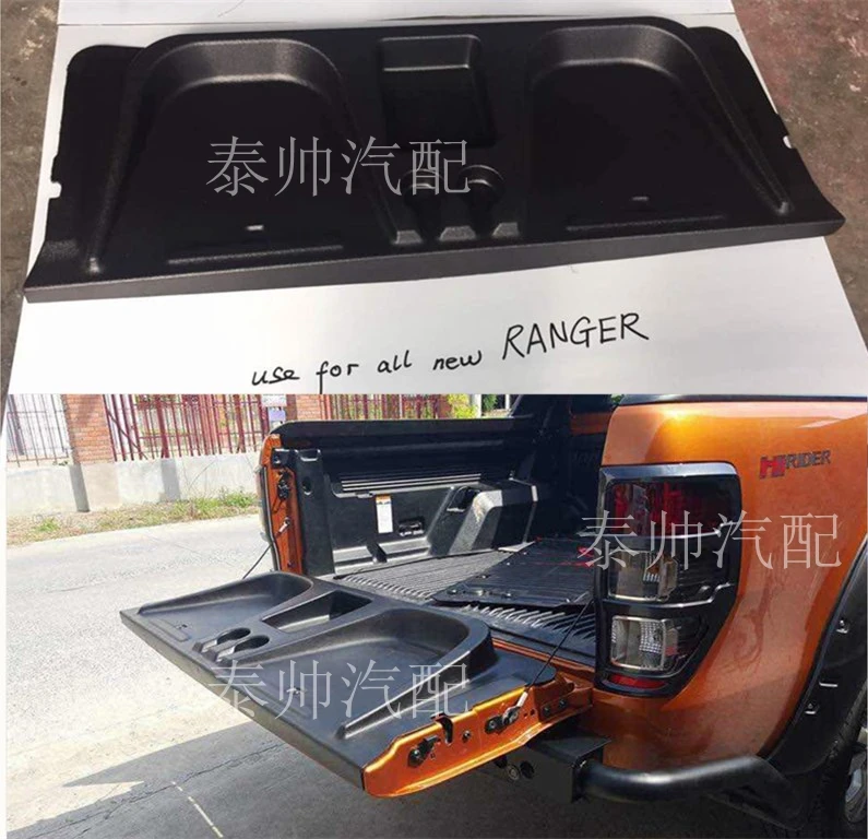 

for new ranger T6 T7 accessories Body to stick the back cushion High quality ABS accessories back trunk accessories free ship