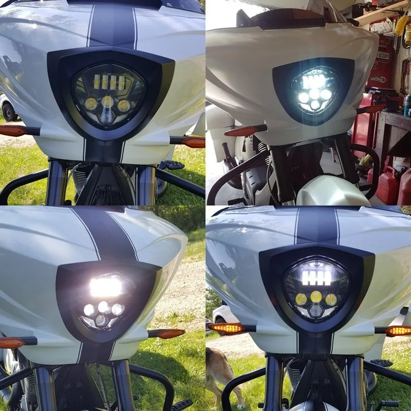 2016 Victory Motorcycle LED Headlight Kit High intensity Cross Country