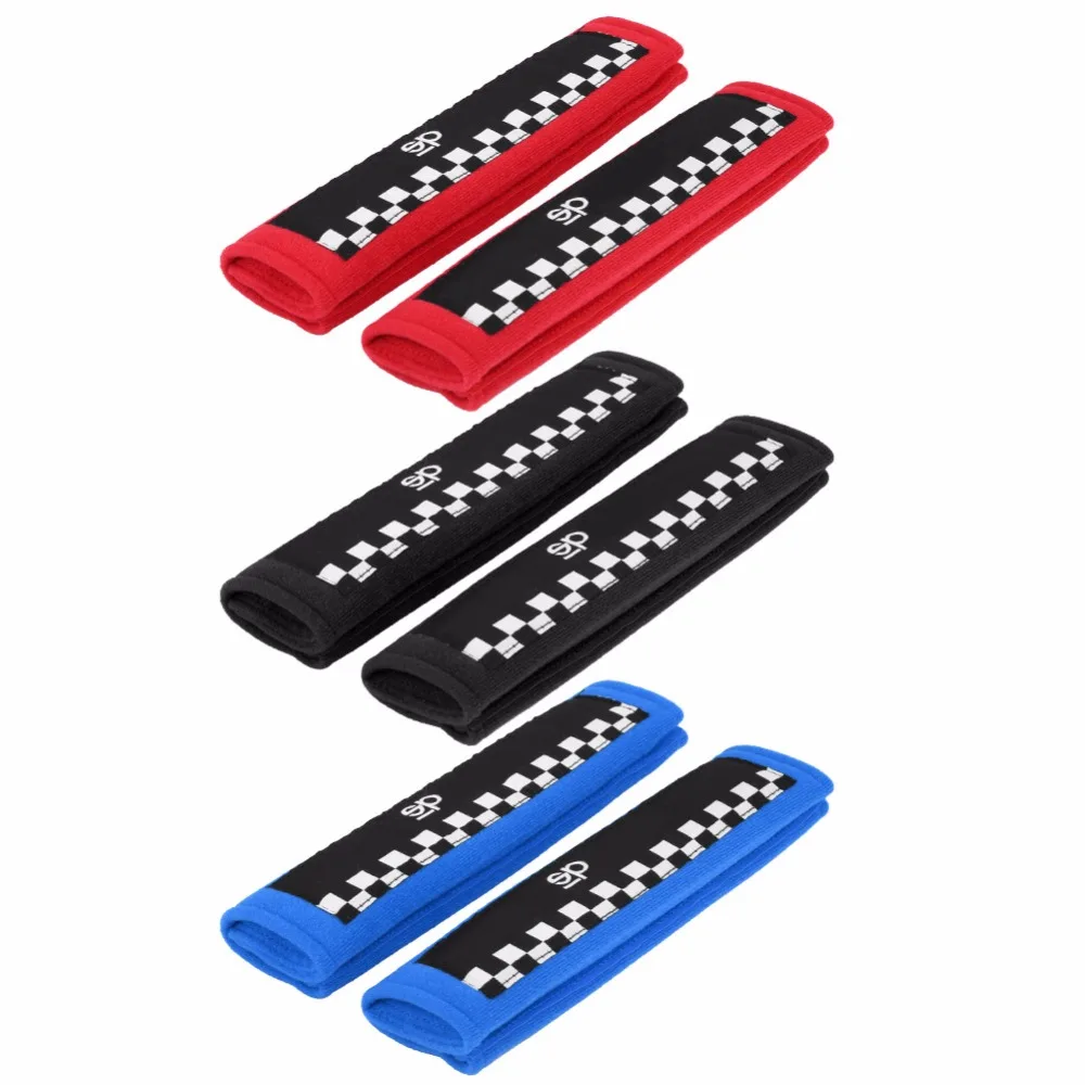 2Pcs Car Safety Seat Shoulder Strap Belt Harness Cover Pad Cushion Pads