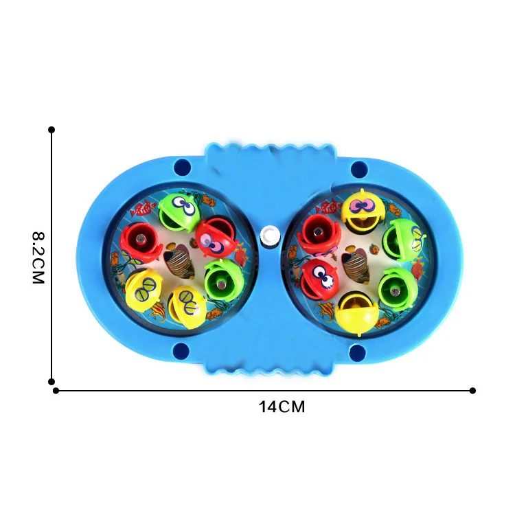 Электрические игрушки рыбалка вращающихся дриблинг магнитные пластины детские развивающие для детей Батарея работает звучание
