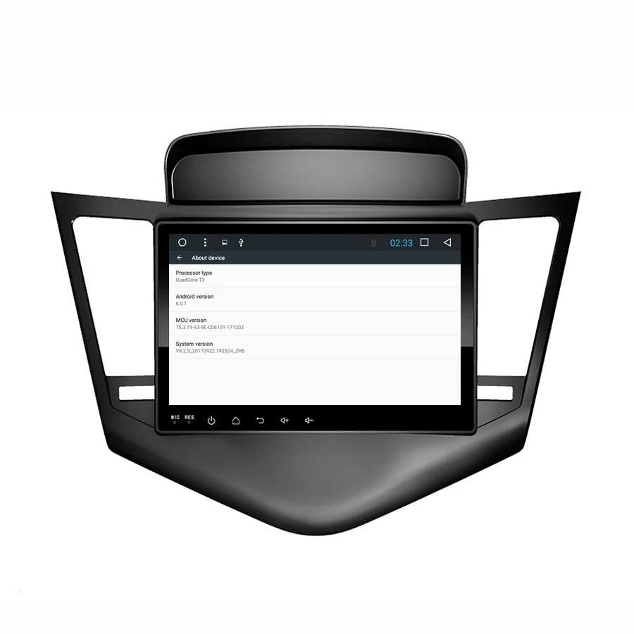 Top Asvegen 9 inch Multimedia GPS Navigation Auto Android 6.0 Quad Core Car Radio Stereo Audio DVD Player For Chevrolet Cruze 2009 3