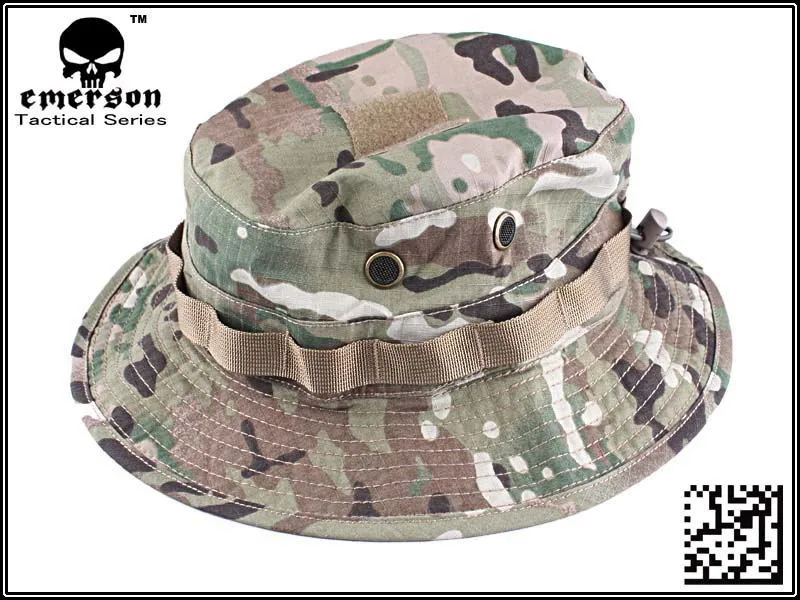 EMERSON Boonie шляпа Лесной марпат Военная Тактическая армейская шляпа Анти-Царапины сетка ткань камуфляжная шляпа AOR2 охотничья Кепка EM8740