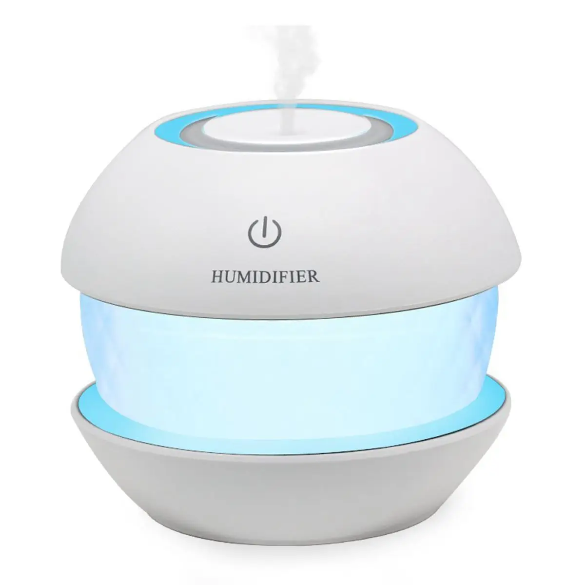 

2017 Mini Car Usb Air Humidifier Ultrasonic Aroma Diffuser Humidifier For Car Essential Oil Aroma Diffuser 150ml Round Humidifi
