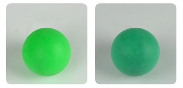 Bolas coloridas de pingue-pongue de 40 mm, 2,4 g, cores mistas