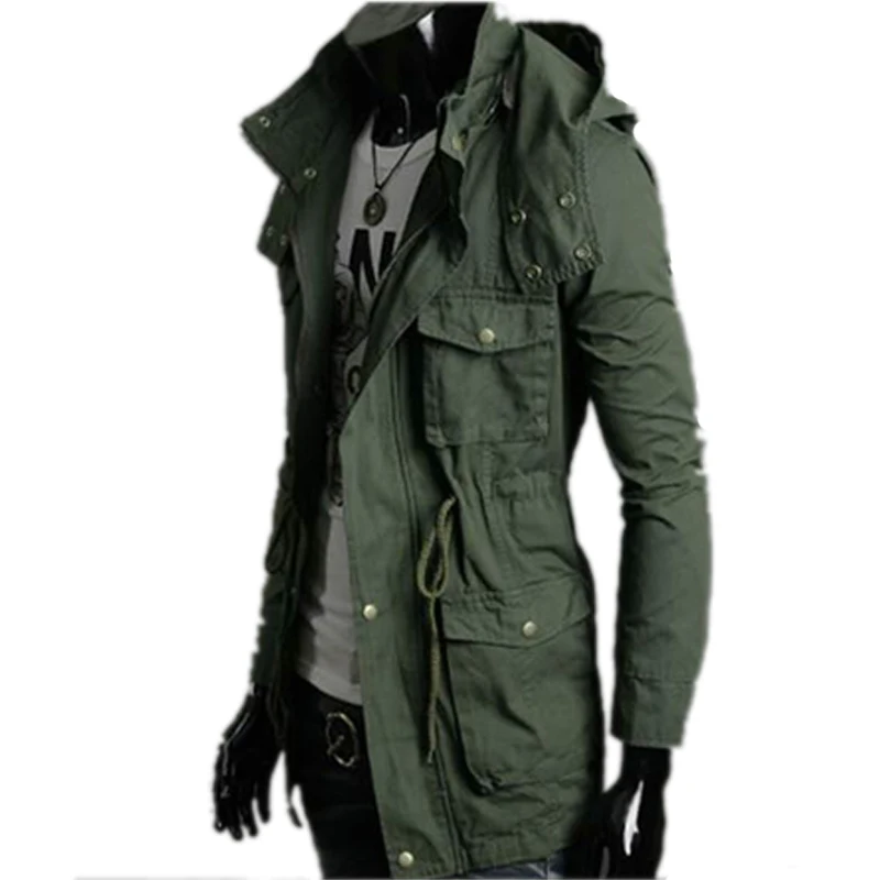 Acerca de la configuración perdí mi camino Finito Mens Nueva Chaqueta Larga de la Capa Verde Con Capucha Hombre impermeables  Masculinos Delgada Cazadora Larga Primavera Gabardina Abrigo de Bunker  parque _ - AliExpress Mobile