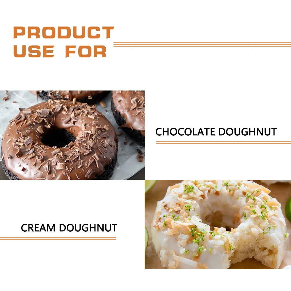 Manual Donut Maker Stainless Steel 2.5L Cake Doughnut Batter Dispenser Donut Tool Adjustable Thickness Baking Dessert Tools