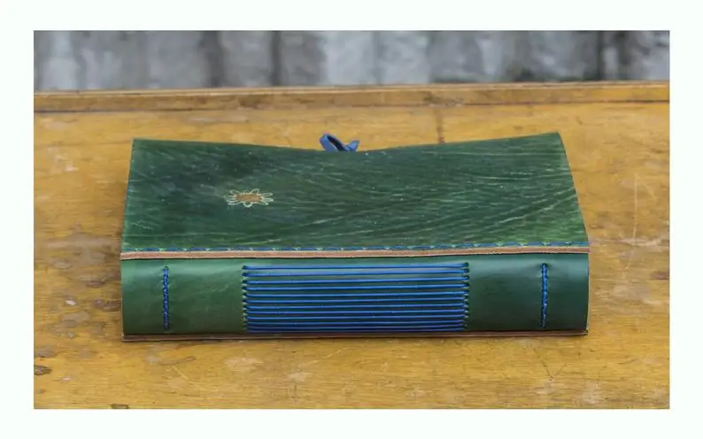 

Genuine leather travel journal notebook sketchbook bound book handmade medium large sketchbook