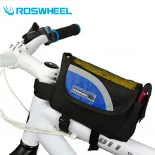 ROSWHEEL Bicycle Bag Waterproof Bike Front Frame Bag Bicycle Outdoor Cycling Bag Top Tube Bike Basket 12485 roswheel bicycle front tube bag black red