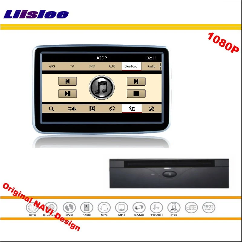 Excellent Liislee For Mercedes Benz A / B 2013~2015 With AUX Car Stereo Radio CD DVD Player GPS Nav Navigation System Original NAVI Design 2