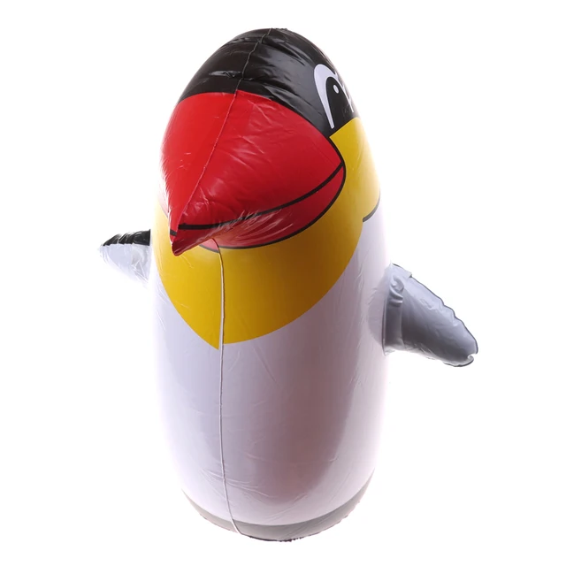 Inflatable Penguin Tumbler Roly-poly Toy Tumbler Penguin Toy Squeezed Call With Sound PVC Inflatable Toys 36cm 4