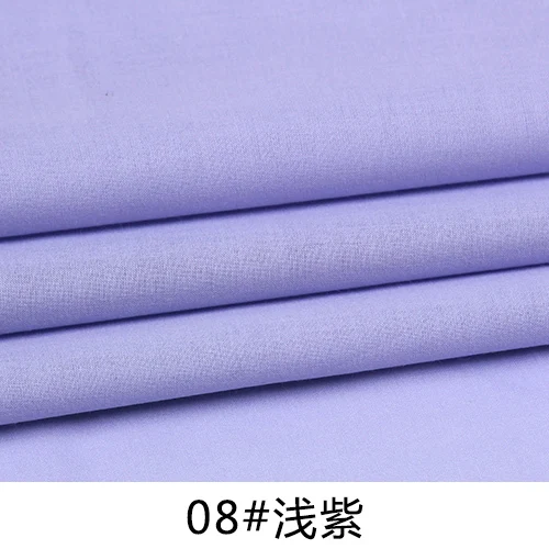 50X150 см хлопковая подкладка тонкая расческа хлопок цвет чистый цвет хлопок ткань одежда рубашка ткань постельные принадлежности - Цвет: 08qianzi