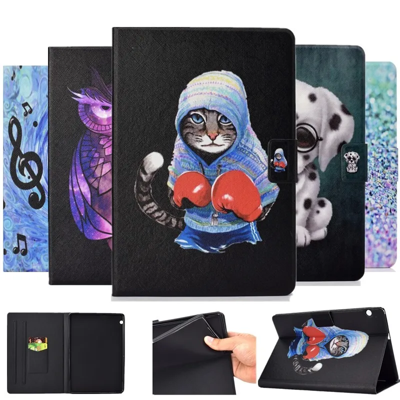 

Fashion Tablet protective case For Huawei MediaPad T5 10 AGS2-W09/L09 PU leather Soft back Cover For huawe MediaPad T5 10.1 case