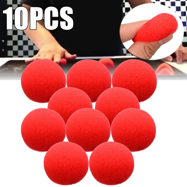 10pcs 4.5cm Adorable Red Ball Super Soft Sponge Balls For Magic Party Stage Trick Prop Clown Nose 1